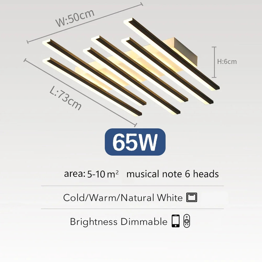 Modern Ceiling Light Luxury Nordic Ceiling Light Fixture LED Remote Control APPCeiling Chandelier Home Decoration Lighting