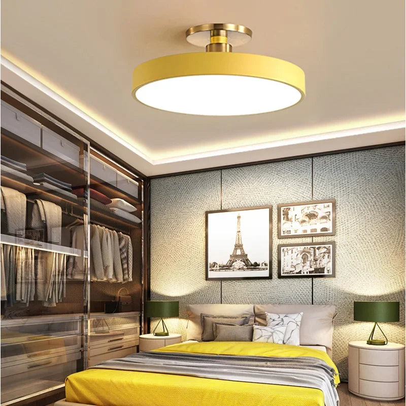 Makaron Modern LED Ceiling Lamp Chandelier For Living Dining Room Bedroom Aisle Loft Home Decor Indoor Lighting Fixture Lustre