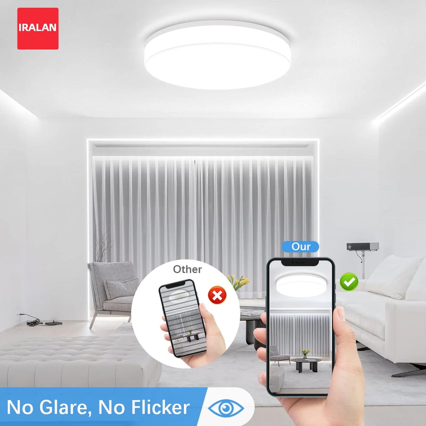 Interior Led Ceiling Lamp Round Simple Bedroom Dining Room Ceiling Lights Modern Home Energy-saving Decoration Lighting Fixtures