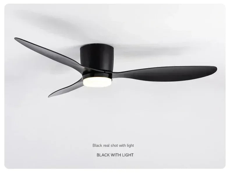 LED Ceiling Mounted Living Room Fan Light, Nordic Restaurant Decorative Ceiling Fan, Household Minimalist Electric Fan Light