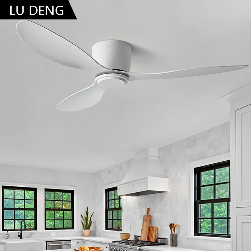 LED Lights, Modern Ceiling Fans, LED Lights, DC Motors, High Air Volume Remote Control, Kitchen, Bedroom, Dining Room, Terrace