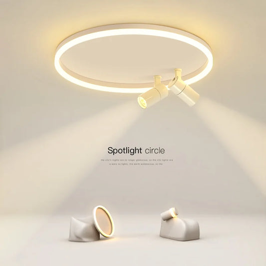 Modern LED Ceiling Lamp With Spotlight Chandelier For Bedroom Living Dining Room Aisle Home Decor Indoor Lighting Fixture Luster