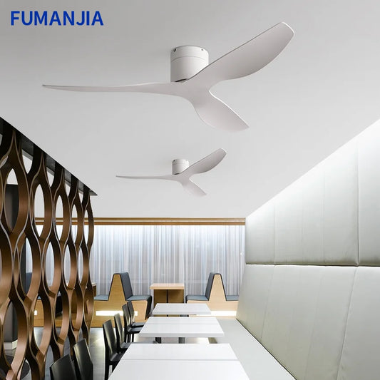 FUMANJIA 45/52" Industrial Retro Ceiling Fan, Ideal for Living/Dining Areas, Home & Office - 6 - Speed Silent DC Inverter Motor