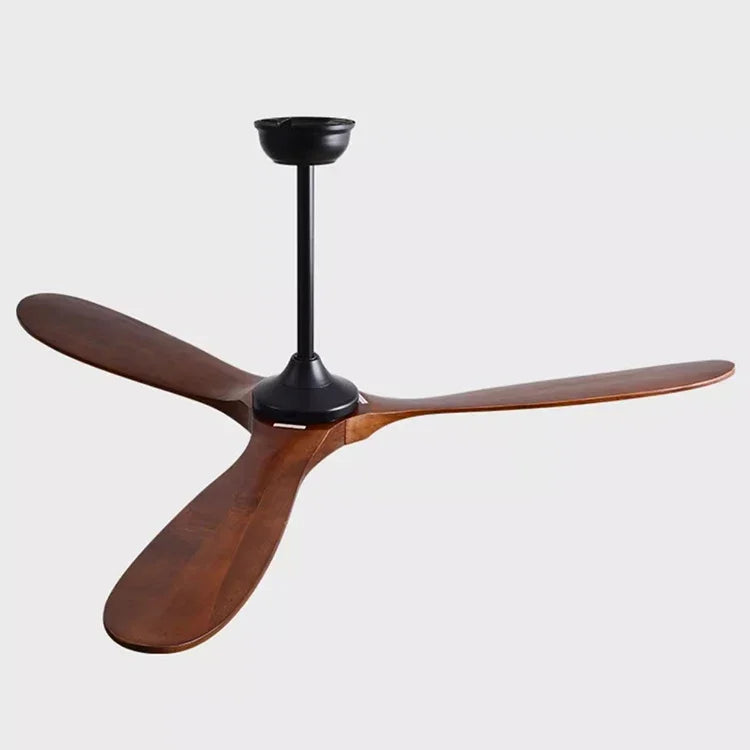 42/52/60/70 Inch Large wooden ceiling fan with DC Motor Remote Control ceiling lamp fan Electric fan for Living room bedroom
