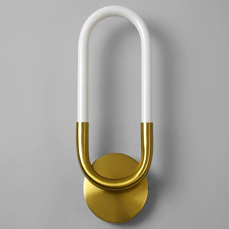 Minimalist U-shaped Wall lamp Modern designer Creative Study Living room Bedroom Background Wall light Bedhead