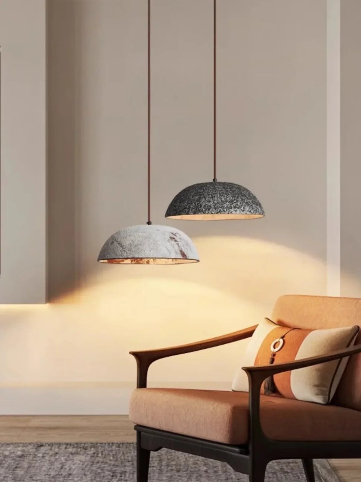 Classical Ceramic Pendant Light Coffee Shop Light Shop Lighting Tea Room Bar Table Lamp Retro LED Wooden Small Chandelier