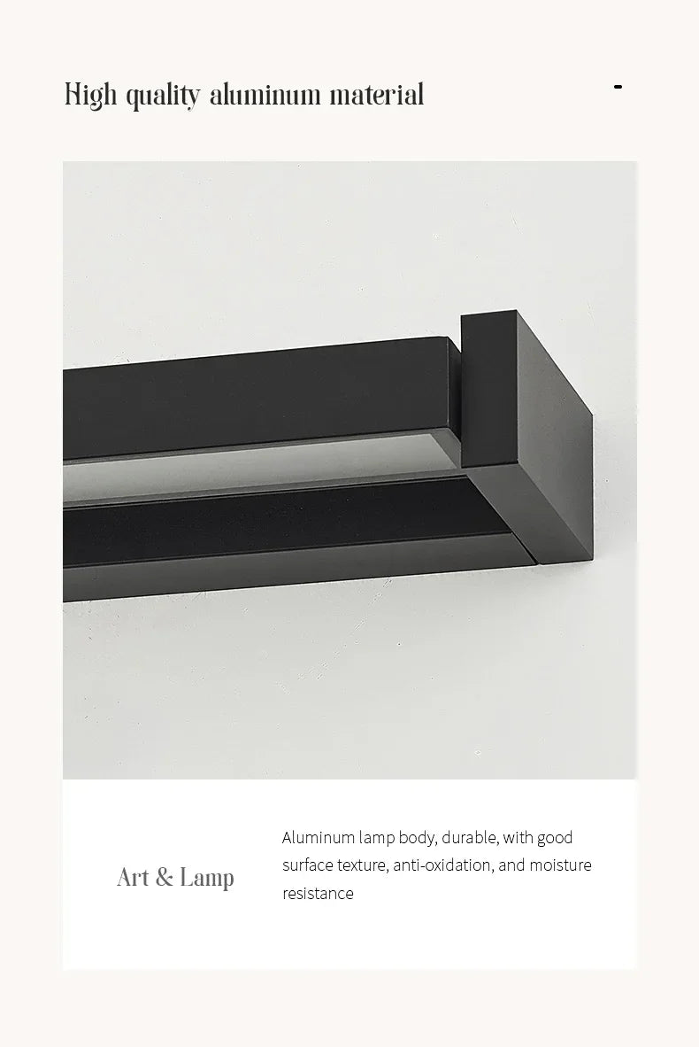 2025 new model.  Outdoor waterproof wall lamp.  Can rotate.  Aluminum and glass materials.  18W, minimalist landscape light