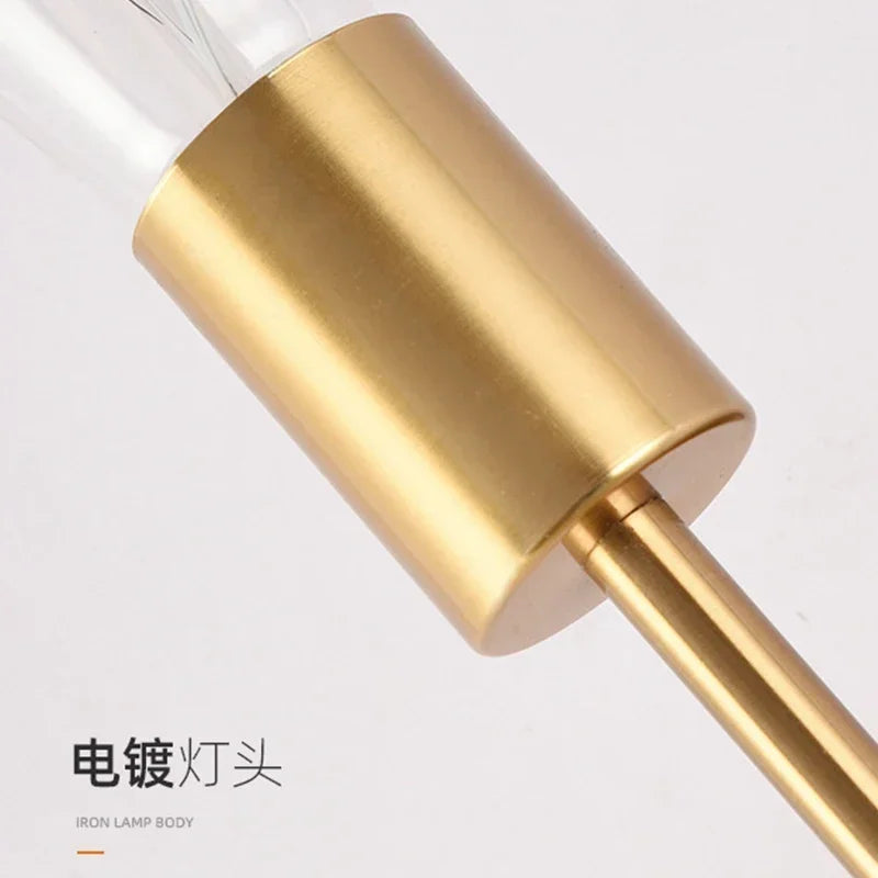 Modern minimalist wall lamp E27 4W Personality Aisle Bedroom Bedside Led lights American industrial style wall light