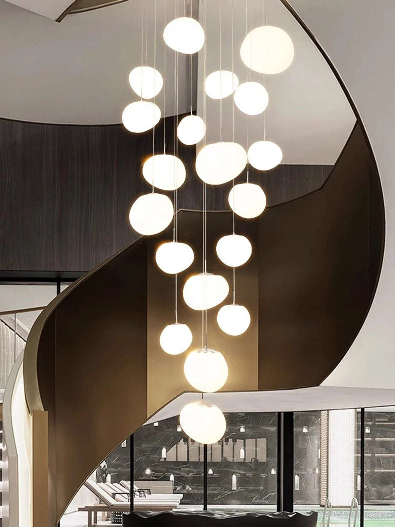Nordic home decor dining room Pendant lamp lights indoor lighting stair lamp hanging light chandelier lamps for living room