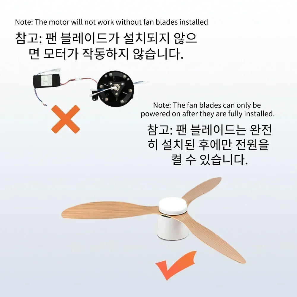 Modern LED Ceiling Fan, Remote Control, High Airflow DC Motor, Pendant Light Suitable for Bedrooms, Living Rooms, Dining Rooms
