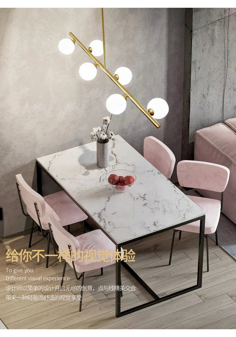 Modern 5/6 White Glass Balls Dining Room Chandelier for Kitchen Island Table Living Room Bedroom Suspension Lamp LED Lighting
