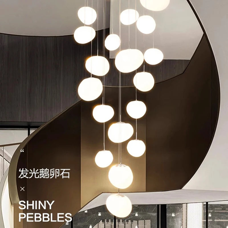 Nordic home decor dining room Pendant lamp lights indoor lighting stair lamp hanging light chandelier lamps for living room