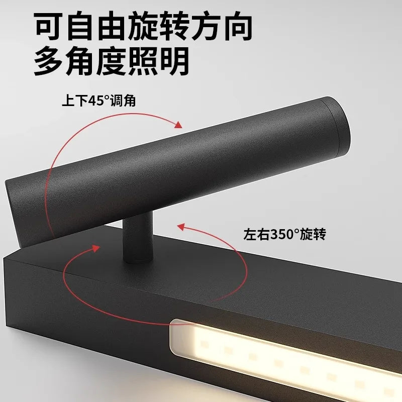 Bedroom Headboard LED Wall Light Atmosphere Light Modern Simple Living Room Background Wall Light Corridor Wall Spotlights