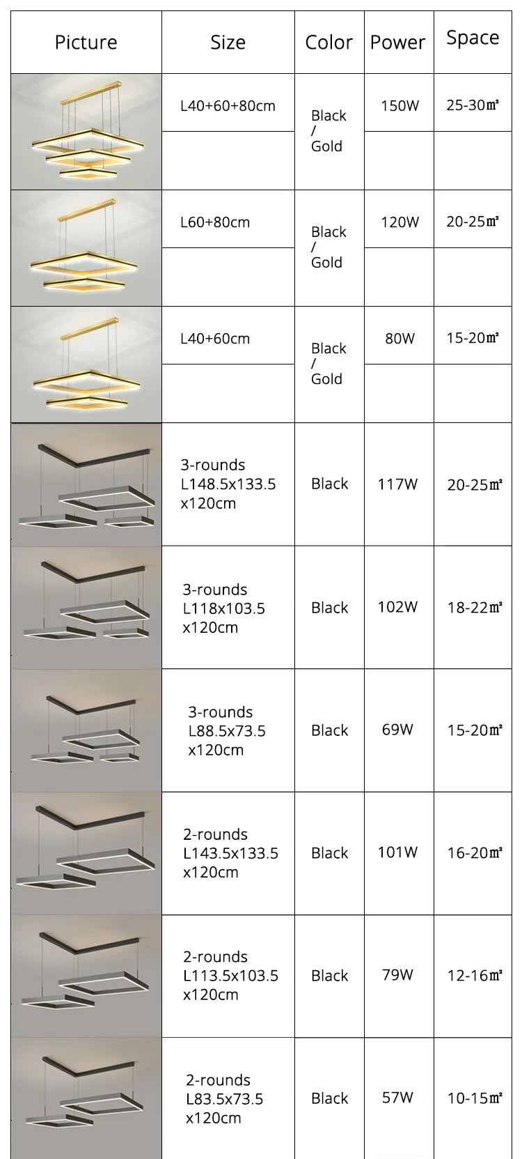 New modern Ceiling chandelier living room concise pendent lamp  dining room square Nordic lamps led Ceiling living room lights