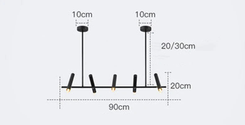 Modern Dining Room Pendant Lamp Lights LED Chandelier Indoor Lighting Ceiling Lamp Hanging Light Spotlight Lamps For Living Room