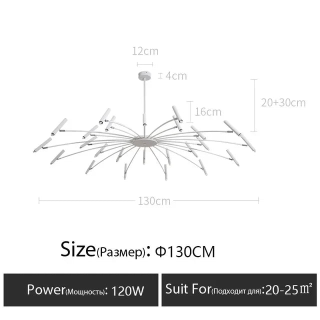 Minimalist Ceiling Chandelier G9 Light Fixtures 110V/220V Home Interior Lighting Decora Pendant Lamp for Living room Dining Room