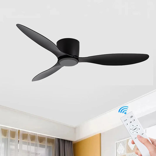 Simple Large Electric fan Remote Control APP dimmable Ceiling Fan No lights Indoor home decoration fan Bedroom Living room fans