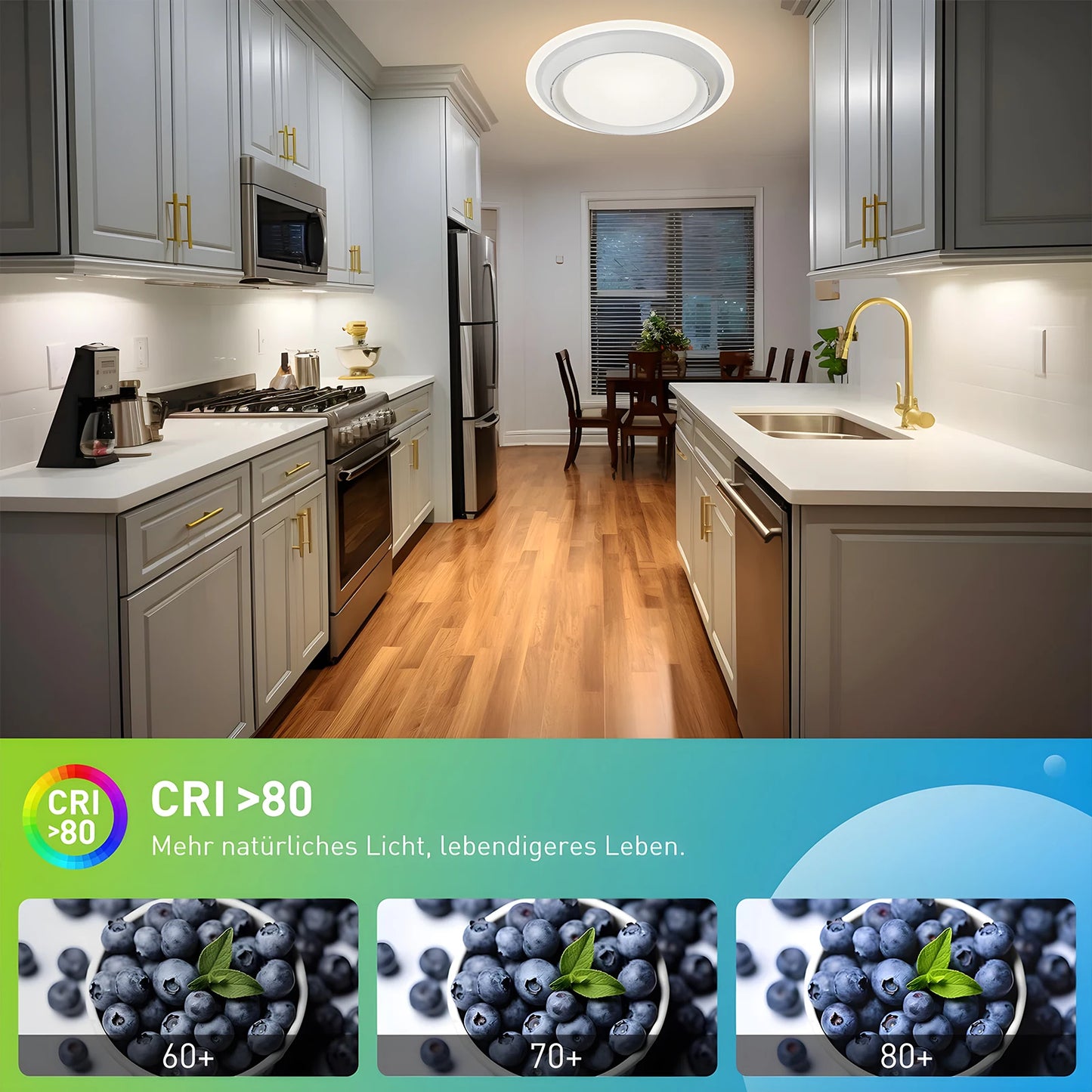 Bladeless Ceiling Fan with Light Remote Control Level 6 Wind Speed Noiseless Electric Fan Invisible Fan for Bedroom Study Room
