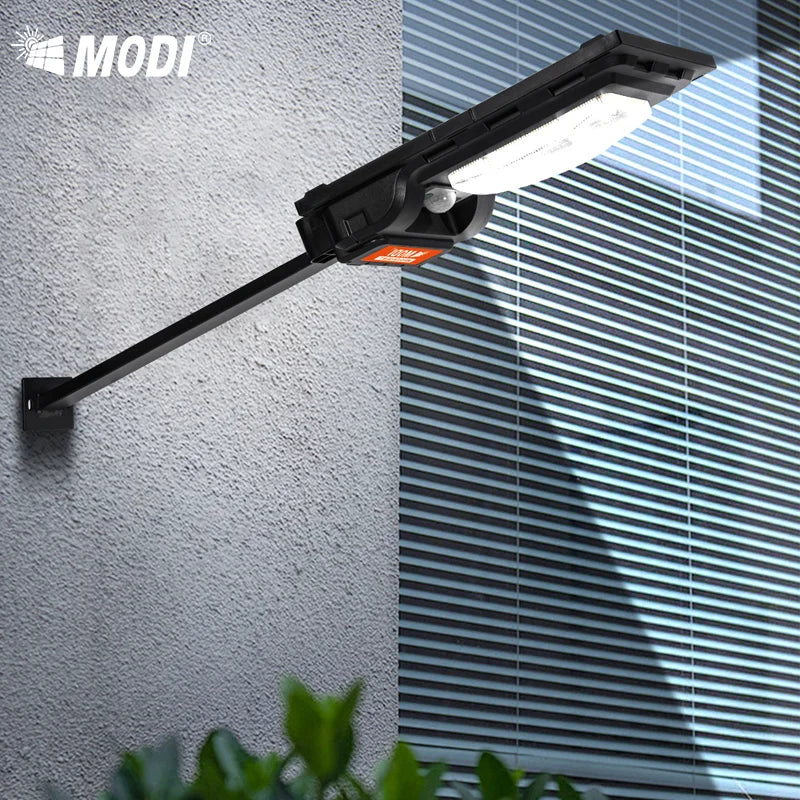 MODI Solar street  Light IP65 Waterproof  - Dual 3000K/6500K for Outdoor Yard/Street, Quick Installation and High Brightness