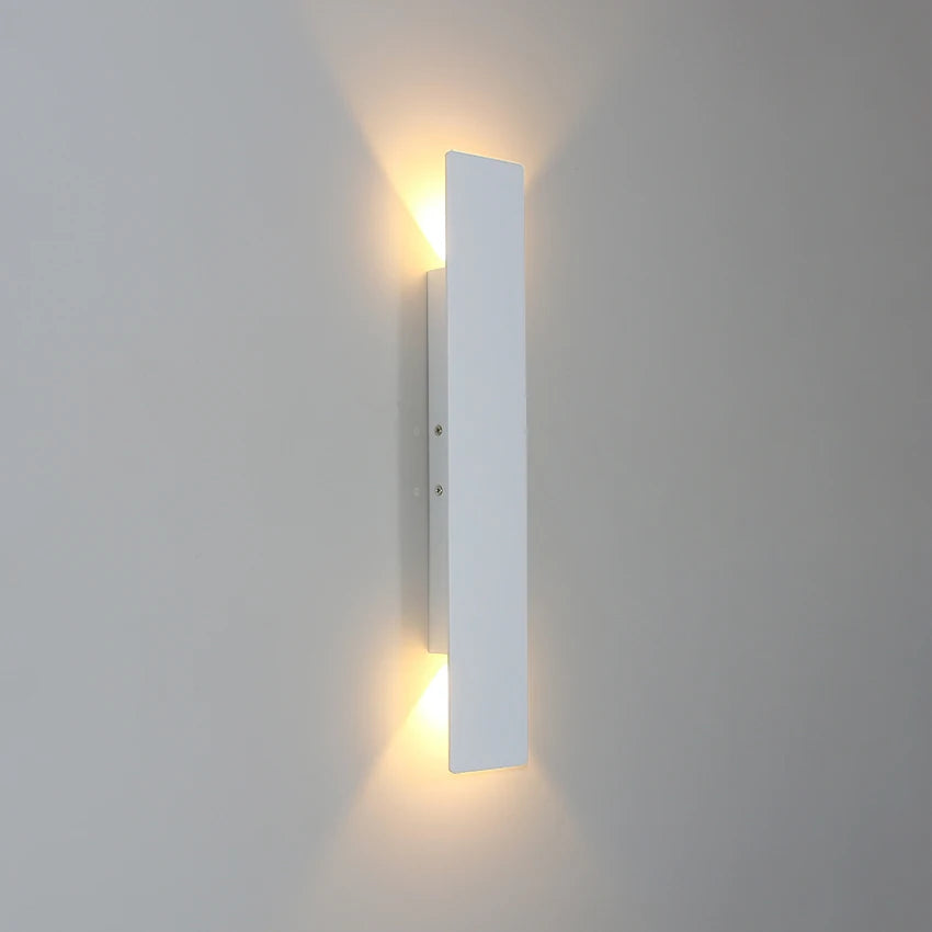 18W LED Up Down Wall Light in Black or White / Waterproof / for Outdoor Garden Porch Aisle / Indoor Living Room Bedroom