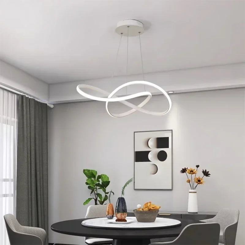 60cm Ceiling Chandelier, Living Room, Dining Room, Bedroom, Hotel Chandelier, Dining Table, Fashionable LED Warm Light Fixture