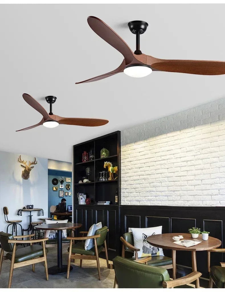 Low Floor Modern Ceiling Fan with Lights, 6-speed Adjustable DC Motor Reversible Blade Remote Control LED Fan with Lights