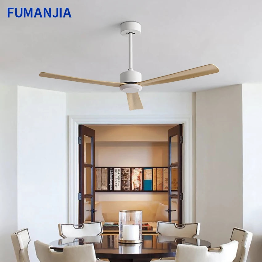 50 Inch Inverter Ceiling Fan: 6 - Speed Remote, Silent, Energy - Saving for Living & Dining Rooms, Boasting Sleek Modern Design