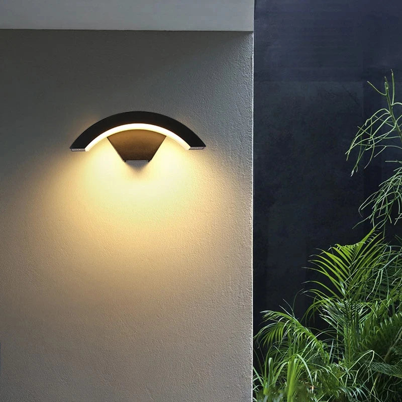 Outdoor Wall Light Waterproof IP65 Radar Motion Sensor Outdoor Lighting Porch Sconce Balcony Garden Outside Wall Lamp Vestibule