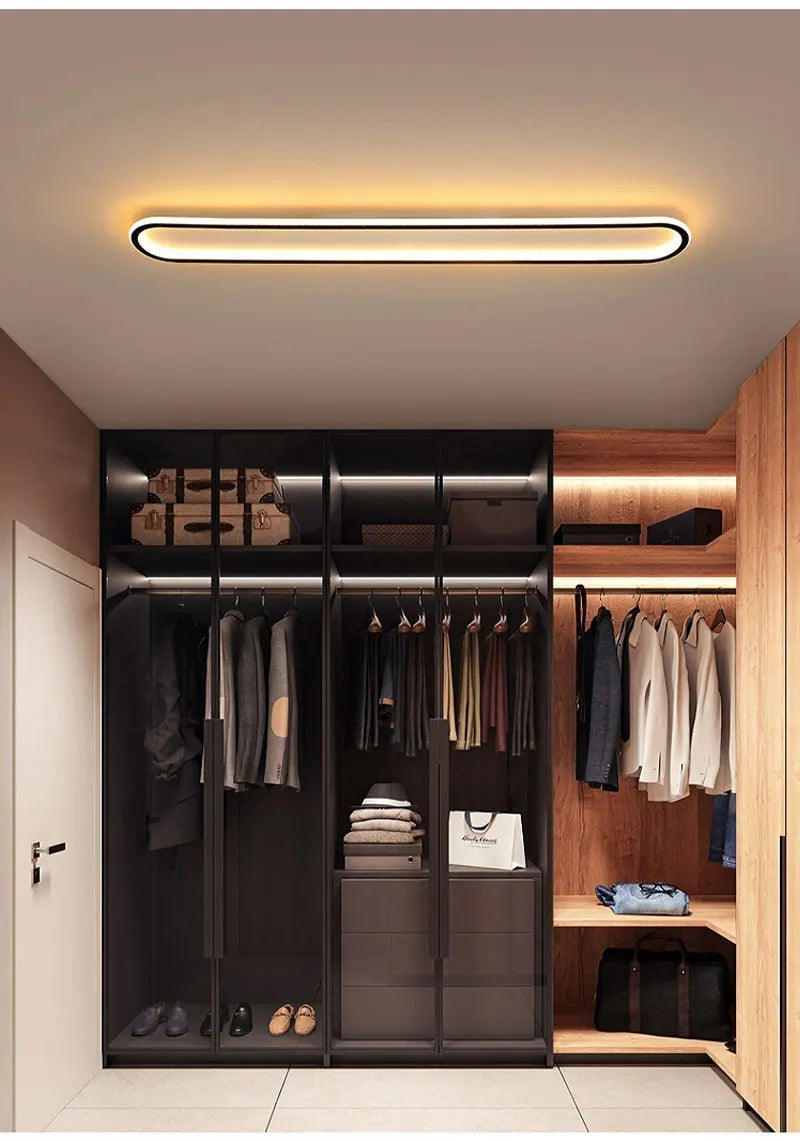Hot selling aisle light rectangular simple modern LED ceiling light bedroom living room corridor light creative balcony light