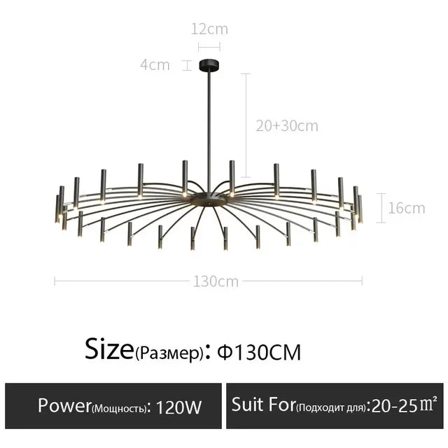 Minimalist Ceiling Chandelier G9 Light Fixtures 110V/220V Home Interior Lighting Decora Pendant Lamp for Living room Dining Room