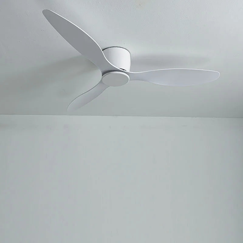 Ceiling Fans With Light No Light  DC Motor 6 Speeds Timing Fans 20CM Low Floor Loft Remote Control Decorative Led Fan With Light
