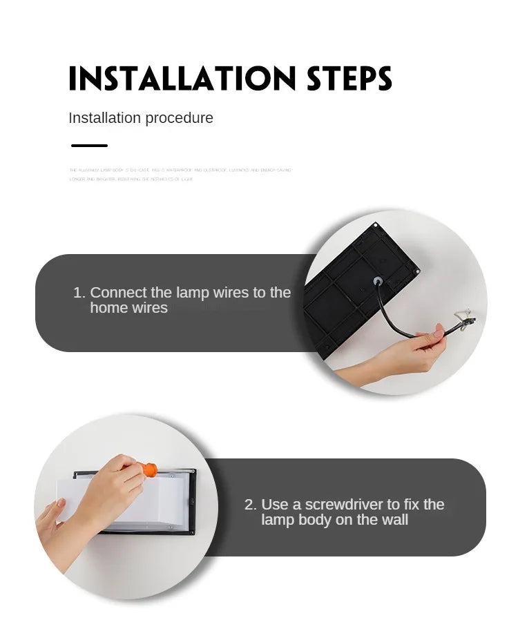 LED outdoor lights waterproof IP65 AC85-265V Motion Sensor light led outdoor wall light outdoor lighting outdoor wall lamp