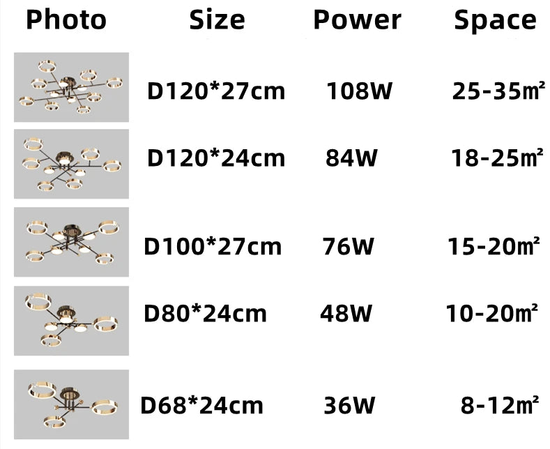 Modern Luxury Chandelier Lighting For Living Room Bedroom Plated Gold Aluminum Remote Control Pendant Lights Crystals Decoration