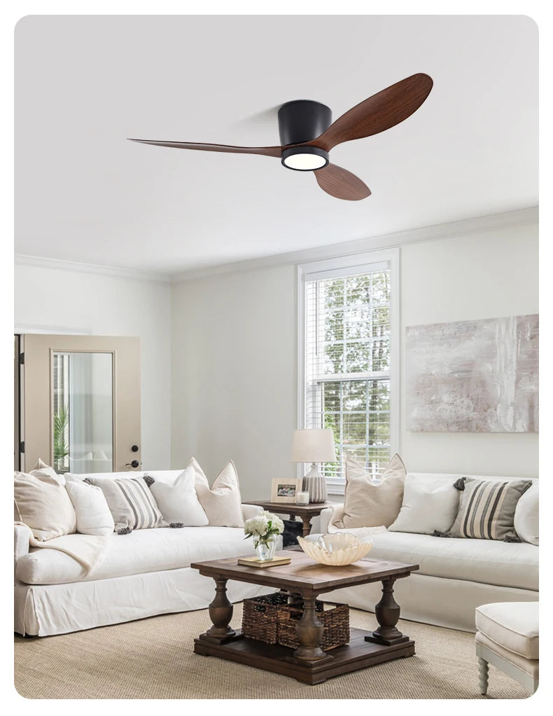 FUMANJIA 36/42/52 Inch Inverter Ceiling Fan with Light, Super - Silent, Ideal for Bedroom, Dining, Living Room & Office