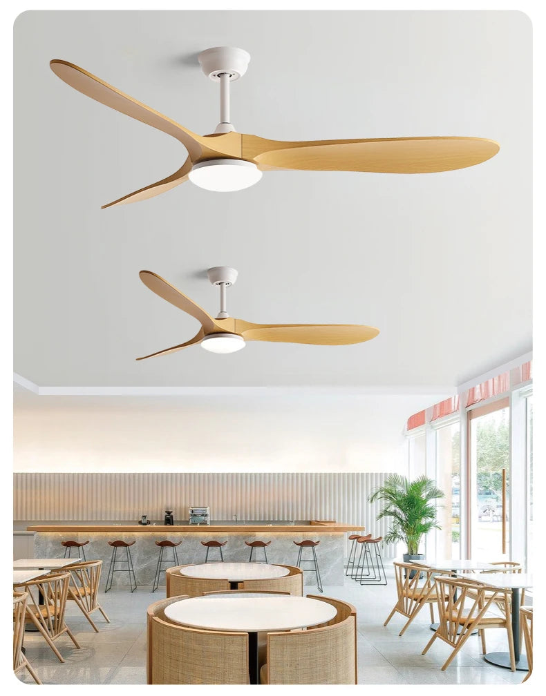 36,42,52,60 Inch Inverter Ceiling Fan Light w/Remote, Quiet, 6-Speed, Energy-Efficient for Living, Dining, Study, Bedroom