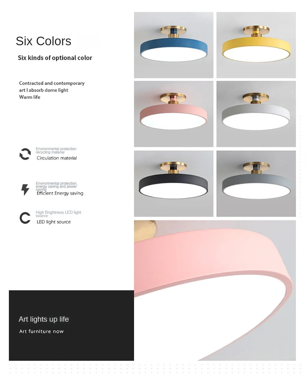 Makaron Modern LED Ceiling Lamp Chandelier For Living Dining Room Bedroom Aisle Loft Home Decor Indoor Lighting Fixture Lustre