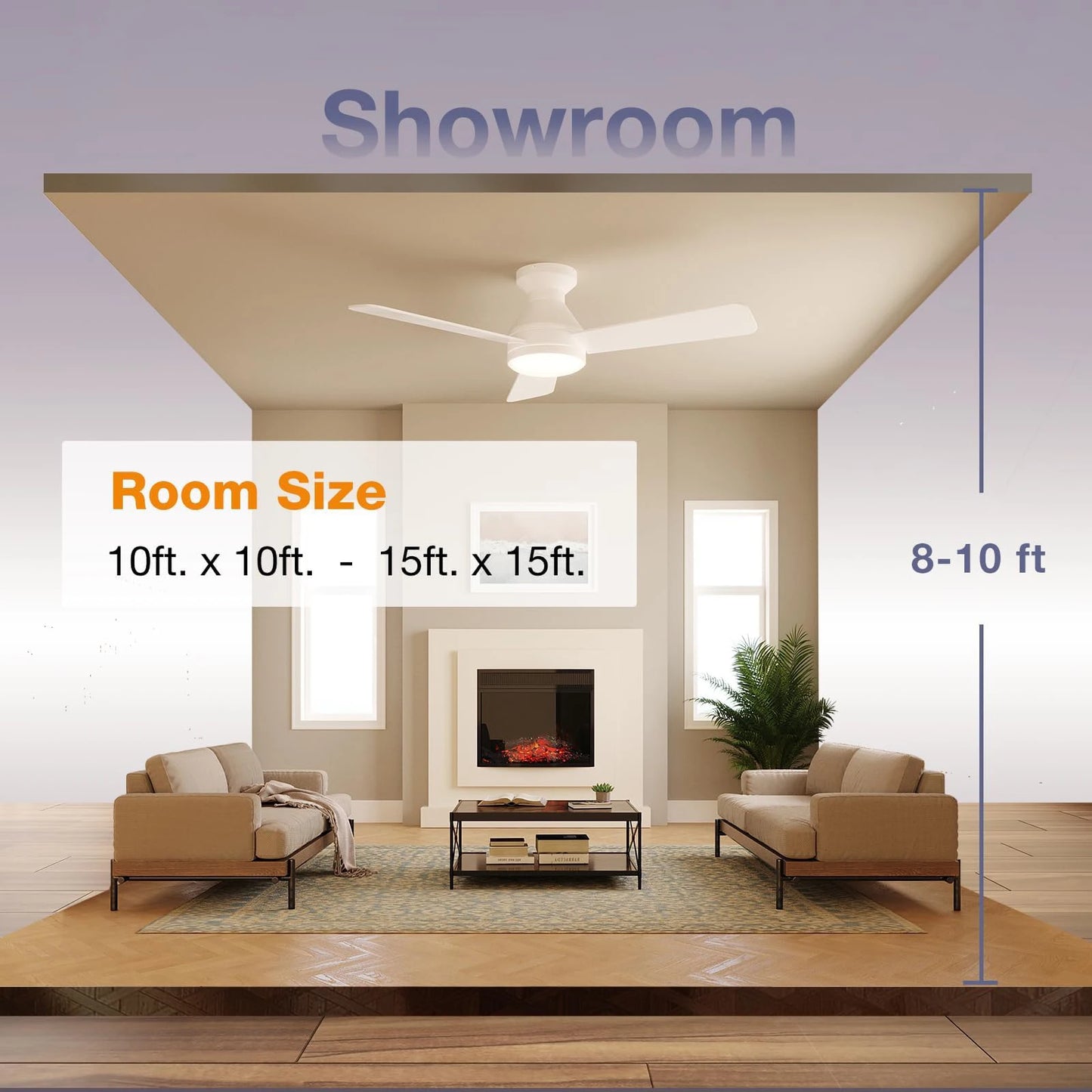 Large Lighting Ceiling Fan with Remote Control Dimming Home Silent Cool Electric Fan Nordic Living Room Ceiling Fans with Lights