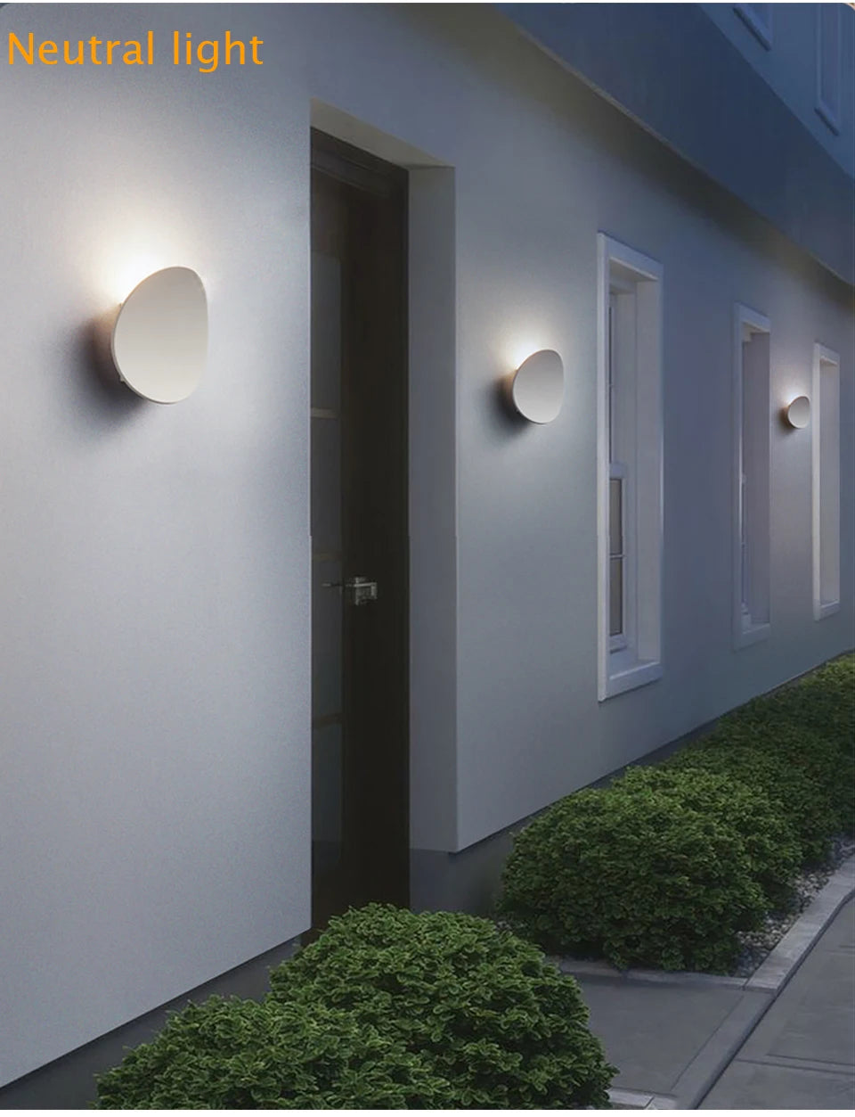 LED Outdoor Porch Wall Sconce Aluminum Exterior Wall Lighting Fixtures Waterproof Lamp for House Patio Doorway Garage Decoration