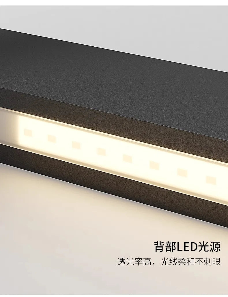 Bedroom Headboard LED Wall Light Atmosphere Light Modern Simple Living Room Background Wall Light Corridor Wall Spotlights