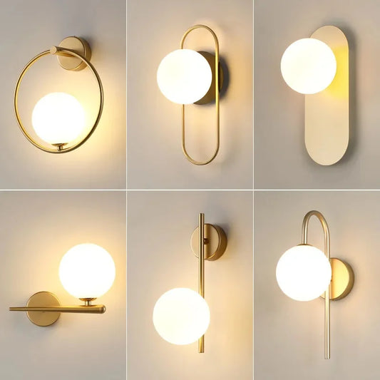 Indoor LED Wall Lamps with G9 Light Bulb for Bedroom Living Room Nordic LED Wall Lights Wall Lights Wall Sconce for Corridor