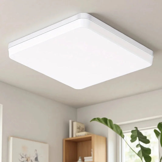 LED Ceiling Lamp 18-48W Flush Mount Fixture 3000K-6000K Daylight Modern Home Lighting for Bedroom  Living Room  Kitchen Hallway