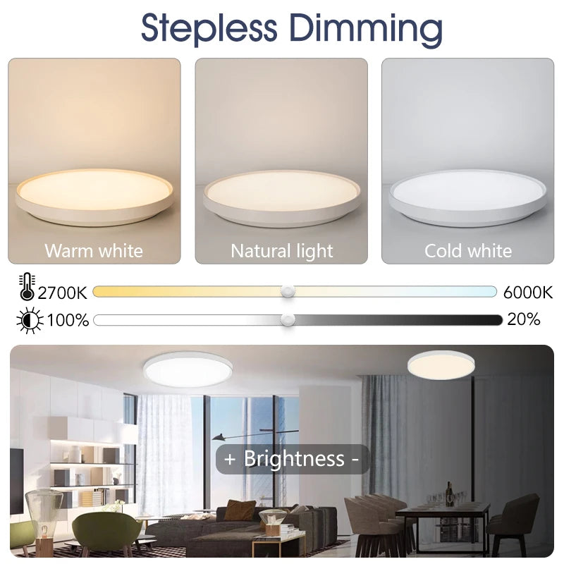 Smart TUYA Ceiling Light RGB Dimming APP Remote Control Bluetooth LED Light Home Interior Decoration Colour 32W 45W 47W AC 220V