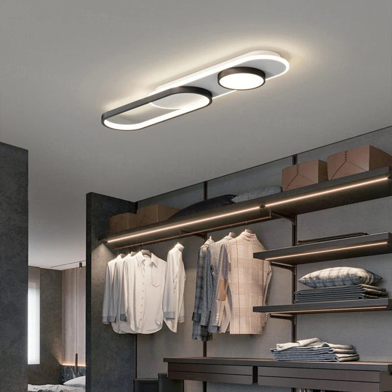 Modern Ceiling Light Nordic LED Ceiling Lamp For Bedroom Study Foyer Corridor Cloakroom Simple Indoor Home Decor Ceiling Lamps