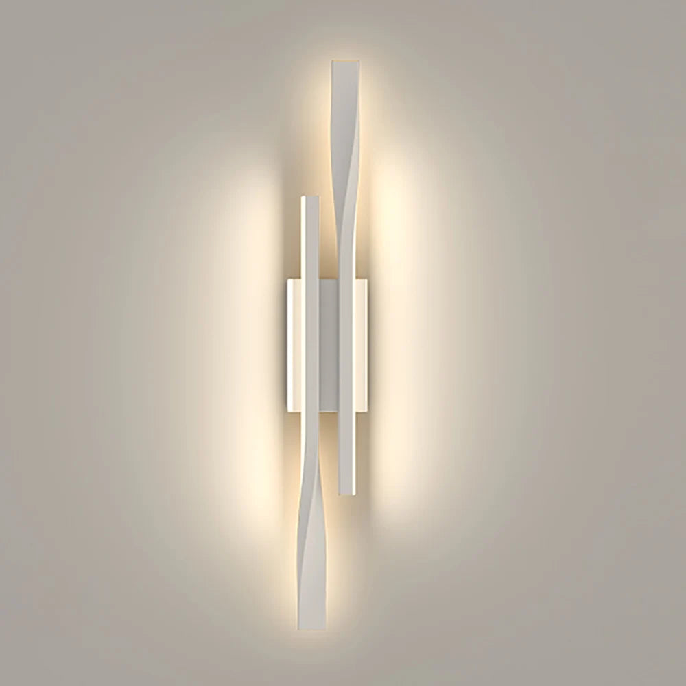 Long strip wall lamp light luxury creative room bedroom bedside lamp simple modern Nordic living room TV wall lamp