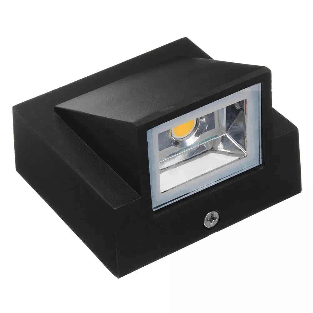 Waterproof IP65 Outdoor Wall Light Aluminium 5W LED Wall Lamp Sconce Balcony Garden Decoration Lighting Lamp AC110V 220V