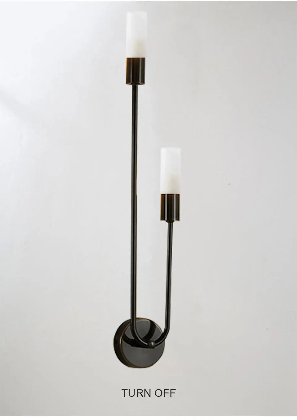 Modern Wall Lamps Indoor Wall Sconces G9 Gold Black Light Fixture Minimalist Candle Lighting for Bedroom Stairway Balcony Decora