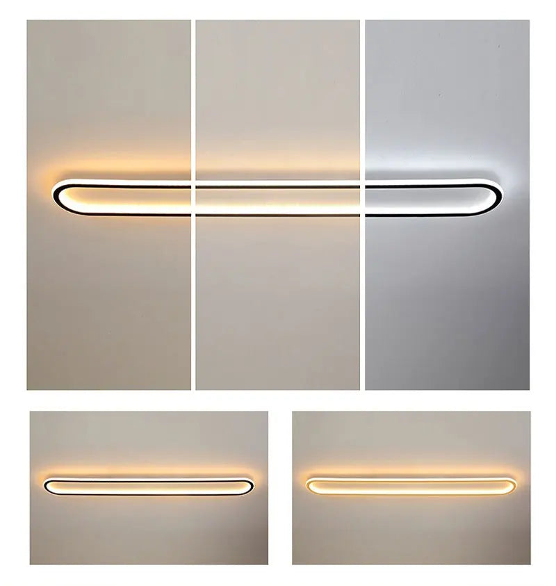 Hot selling aisle light rectangular simple modern LED ceiling light bedroom living room corridor light creative balcony light