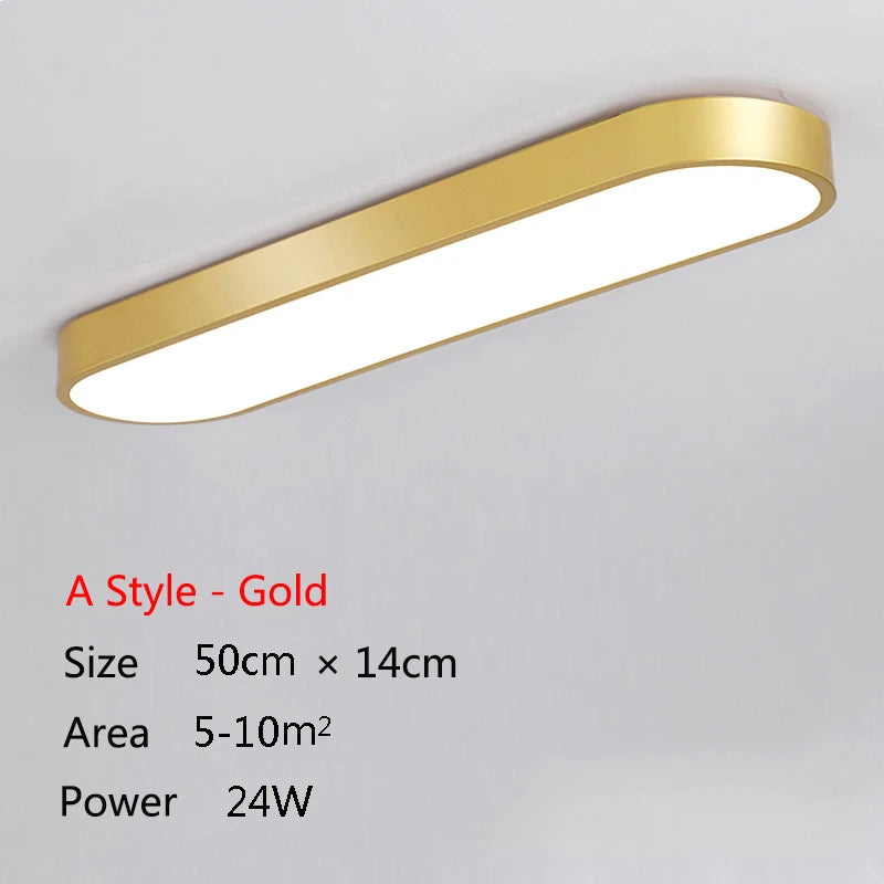 Modern Led Ultra-Thin Ceiling Light Balcony Corridor Bedroom Home Decoration Indoor Lighting Kitchen Restaurant Ceiling Light