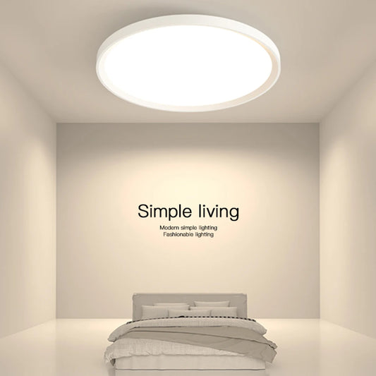37cm Ultra Thin LED Ceiling Lamp 3 Colors LED Lights Room Decor Indoor Ceiling Light for Kitchen Bedroom Living Room decoration
