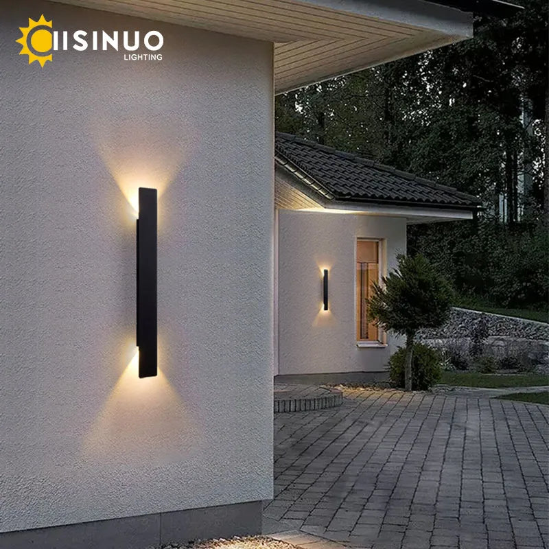 Modern LED Indoor Outdoor Wall Lamps Up and Down Wall Lights Living ROOM Bedroom Wall Scorce Waterproof Wall Light Fixtures